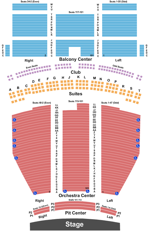 Saenger Theatre Great Gatsby Seating Chart